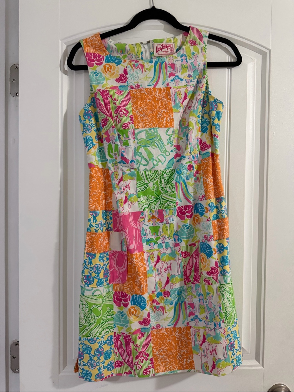 Lilly Pulitzer grandstand patch dress